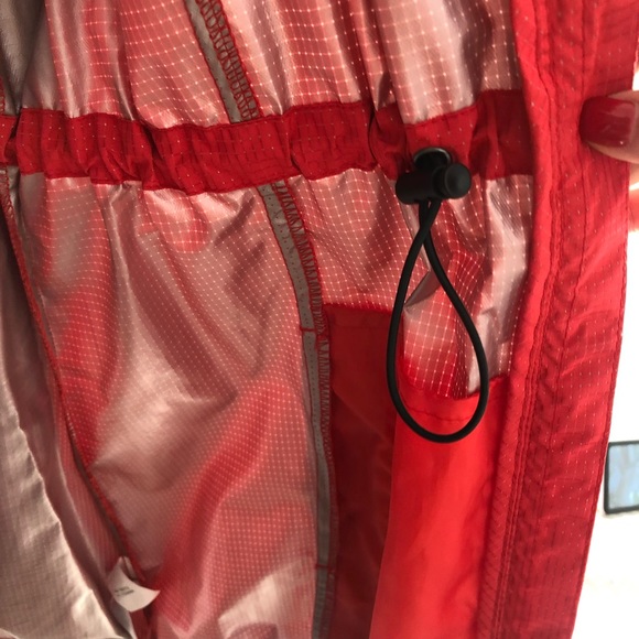 Joe Fresh | Red Windbreaker Rain Jacket - Picture 3 of 6